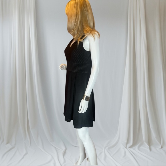 Maggy London Black V-Neck Mini Dress - Picture 3 of 9
